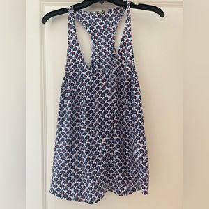 Joie Joslene Silk Tank Elephant Print EUC SIZE medium